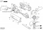 Bosch 0 603 402 902 Pws 700 Angle Grinder 230 V / Eu Spare Parts